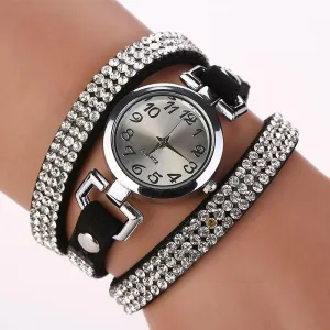 Women's Beautiful Rhinestone Bracelet Watch In 11 Colors!