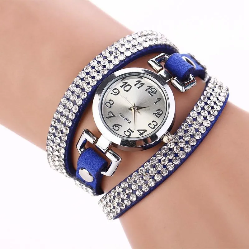 Women's Beautiful Rhinestone Bracelet Watch In 11 Colors!