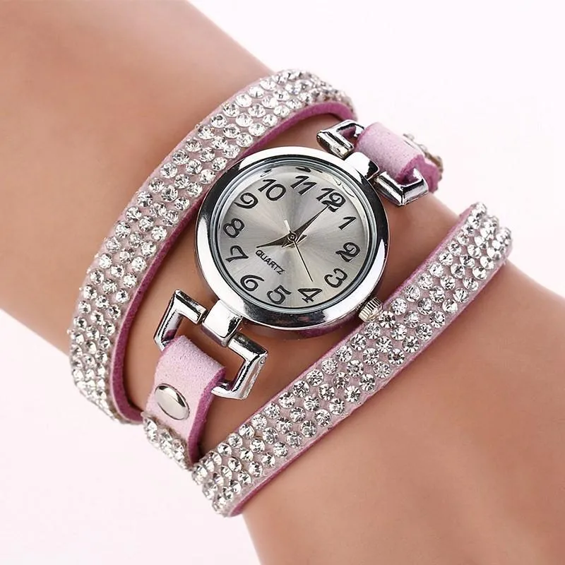 Women's Beautiful Rhinestone Bracelet Watch In 11 Colors!