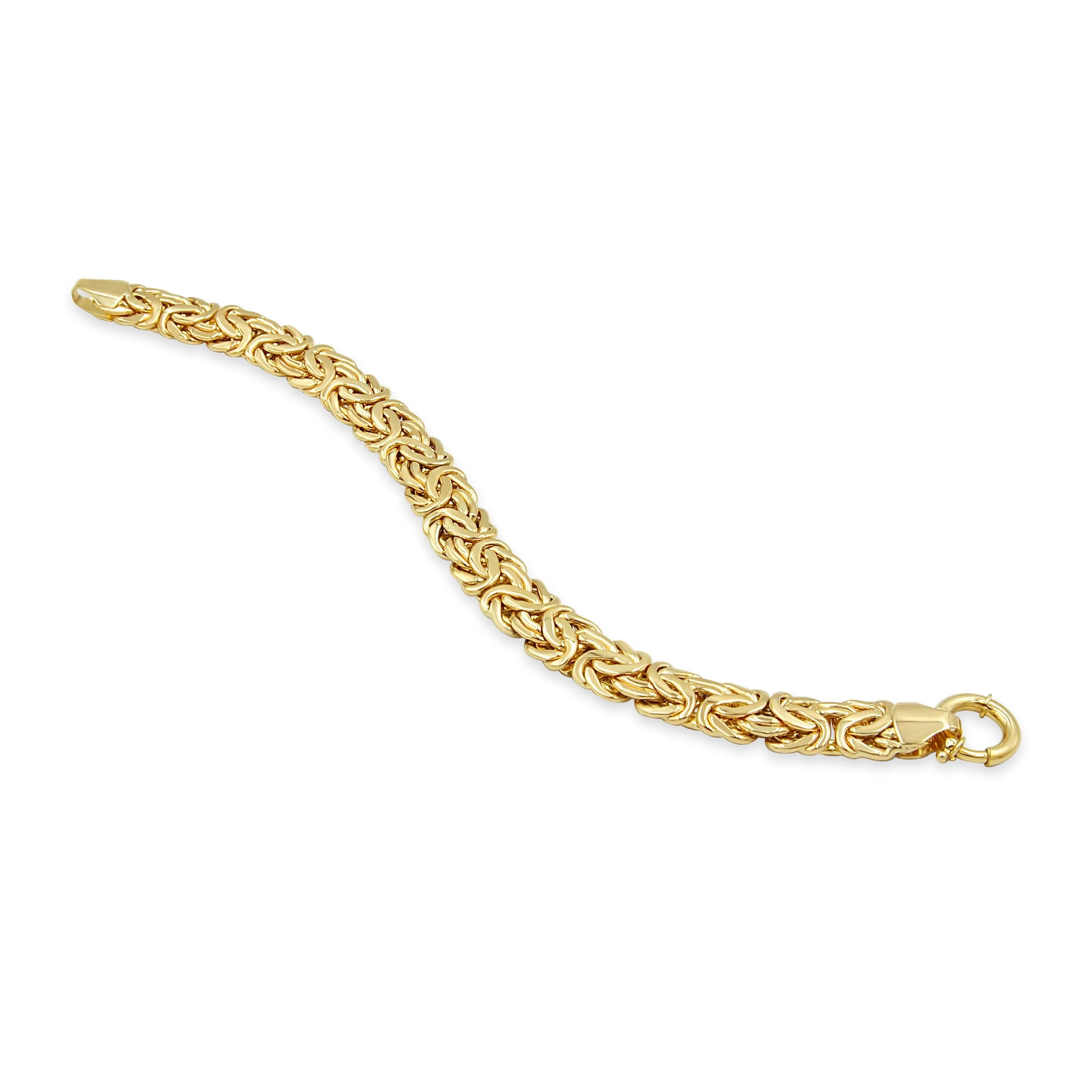 Women's Byzantine Fancy Necklace & Bracelet Set in 14Kt Gold