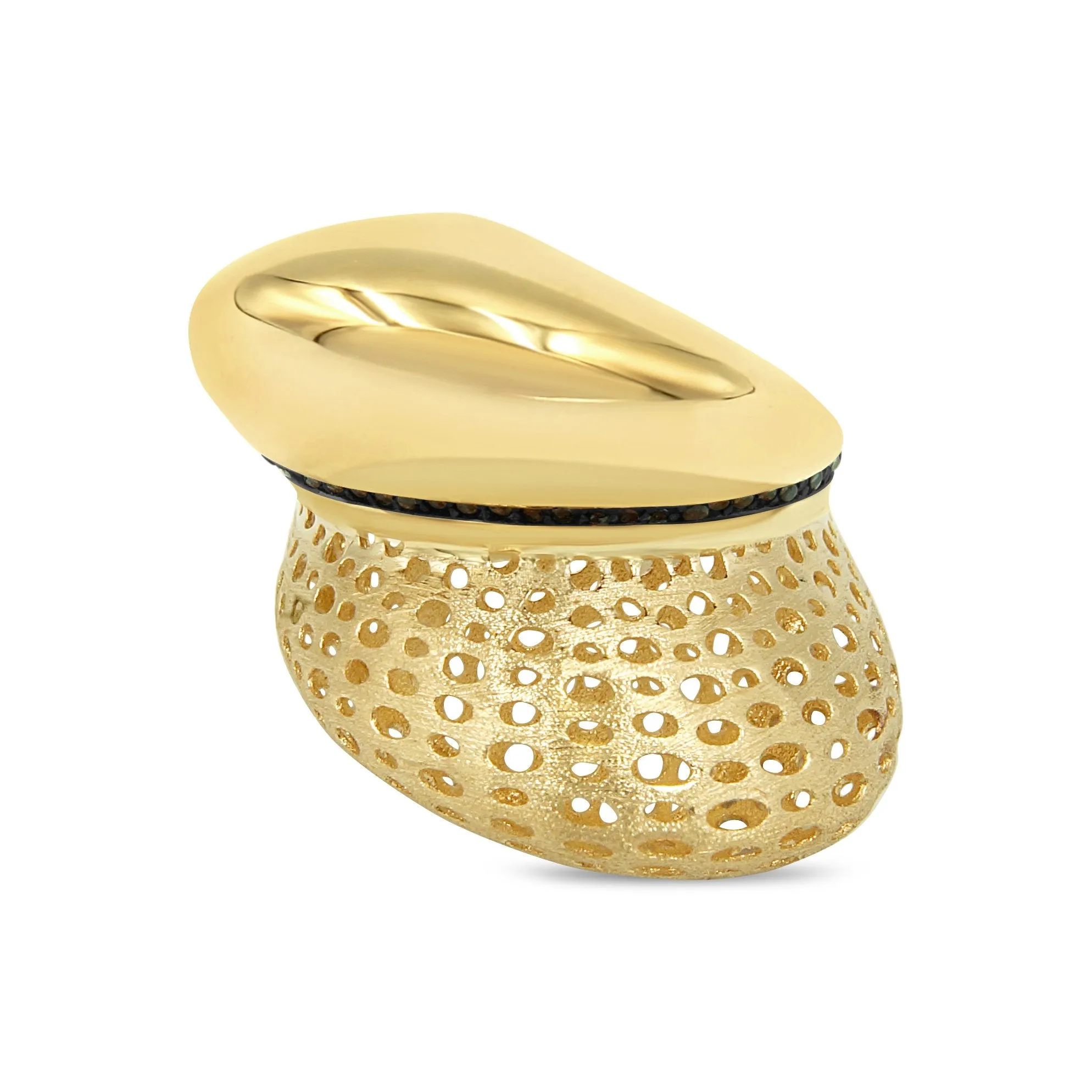 Women's Fancy big look ring in 14K
