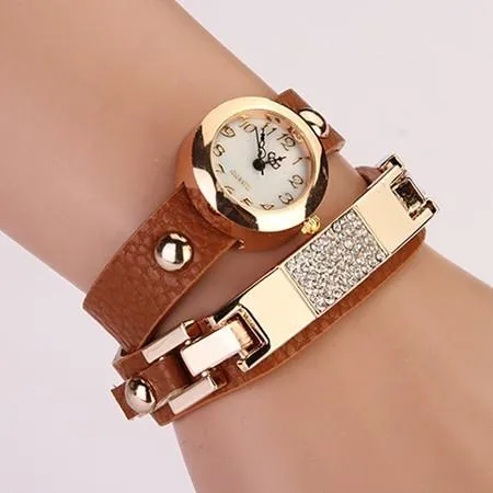 Women's Fashion Bling Watch With 10 Colors