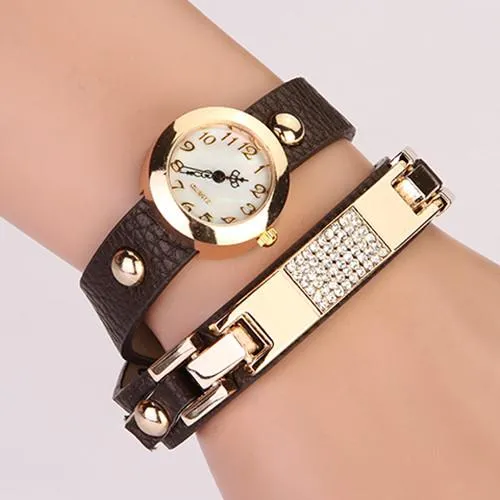 Women's Fashion Bling Watch With 10 Colors