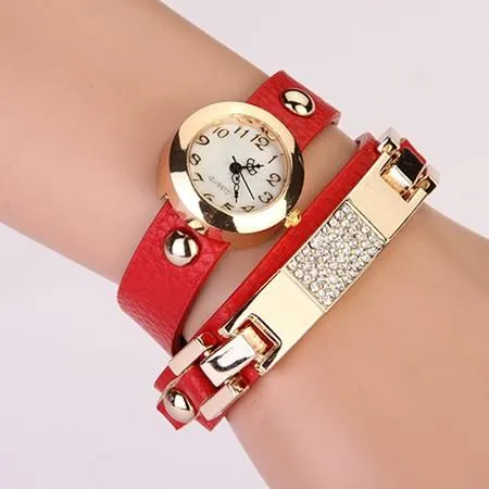 Women's Fashion Bling Watch With 10 Colors