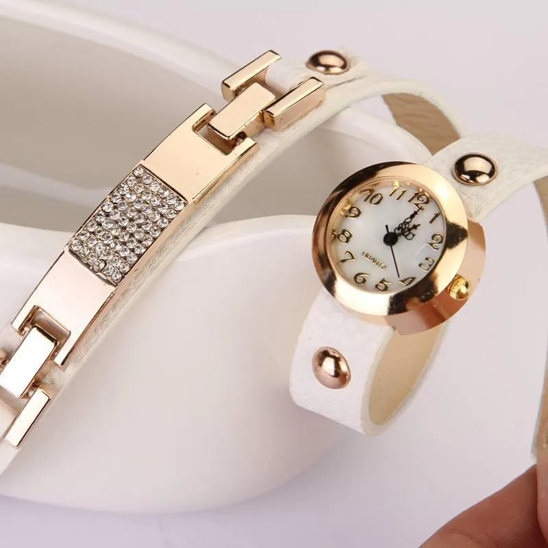 Women's Fashion Bling Watch With 10 Colors