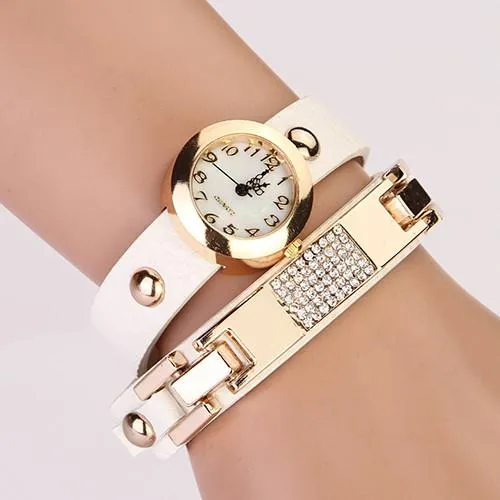 Women's Fashion Bling Watch With 10 Colors