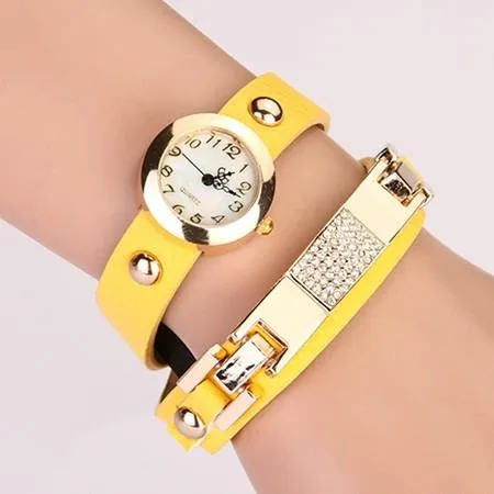 Women's Fashion Bling Watch With 10 Colors