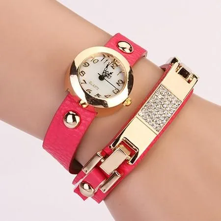 Women's Fashion Bling Watch With 10 Colors