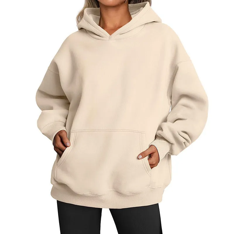 Women's Fashion Casual Thick Hooded Sweater – Cozy, Stylish, and Perfect for Winter