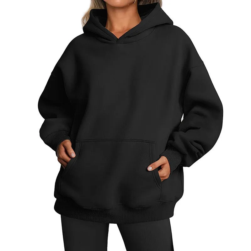 Women's Fashion Casual Thick Hooded Sweater – Cozy, Stylish, and Perfect for Winter