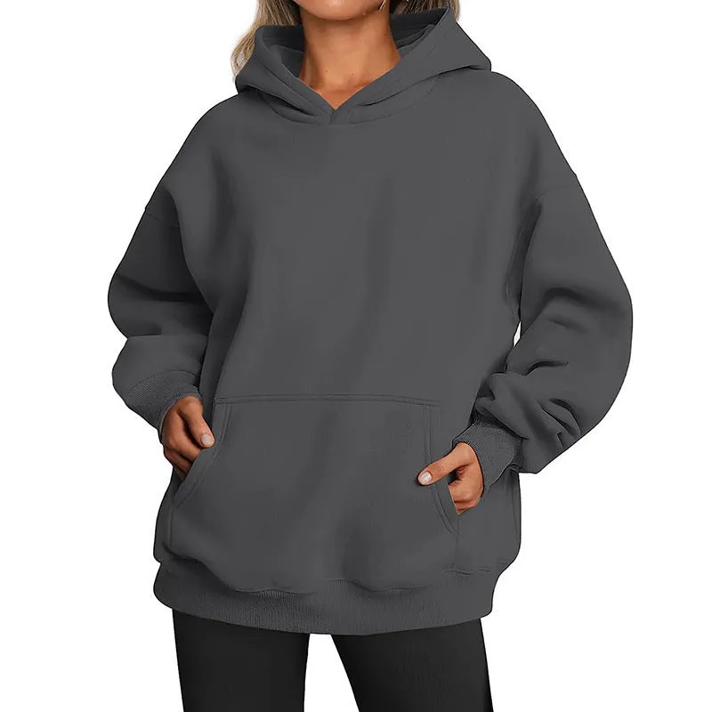 Women's Fashion Casual Thick Hooded Sweater – Cozy, Stylish, and Perfect for Winter