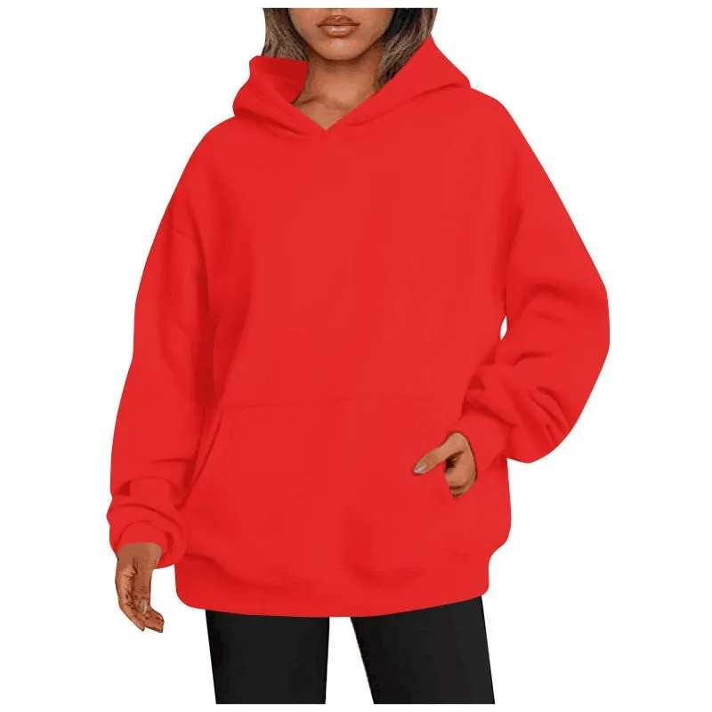 Women's Fashion Casual Thick Hooded Sweater – Cozy, Stylish, and Perfect for Winter