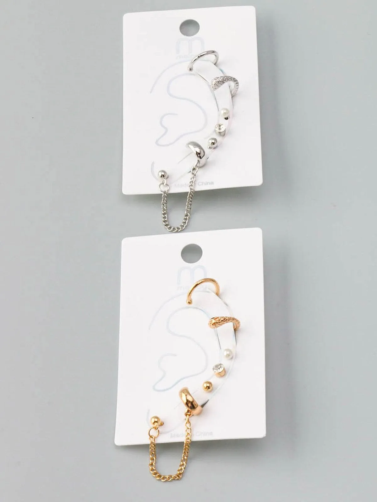 WOMEN'S FASHION GOLD & SILVER EARRINGS