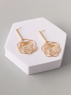 WOMEN'S FASHION GOLD & SILVER EARRINGS
