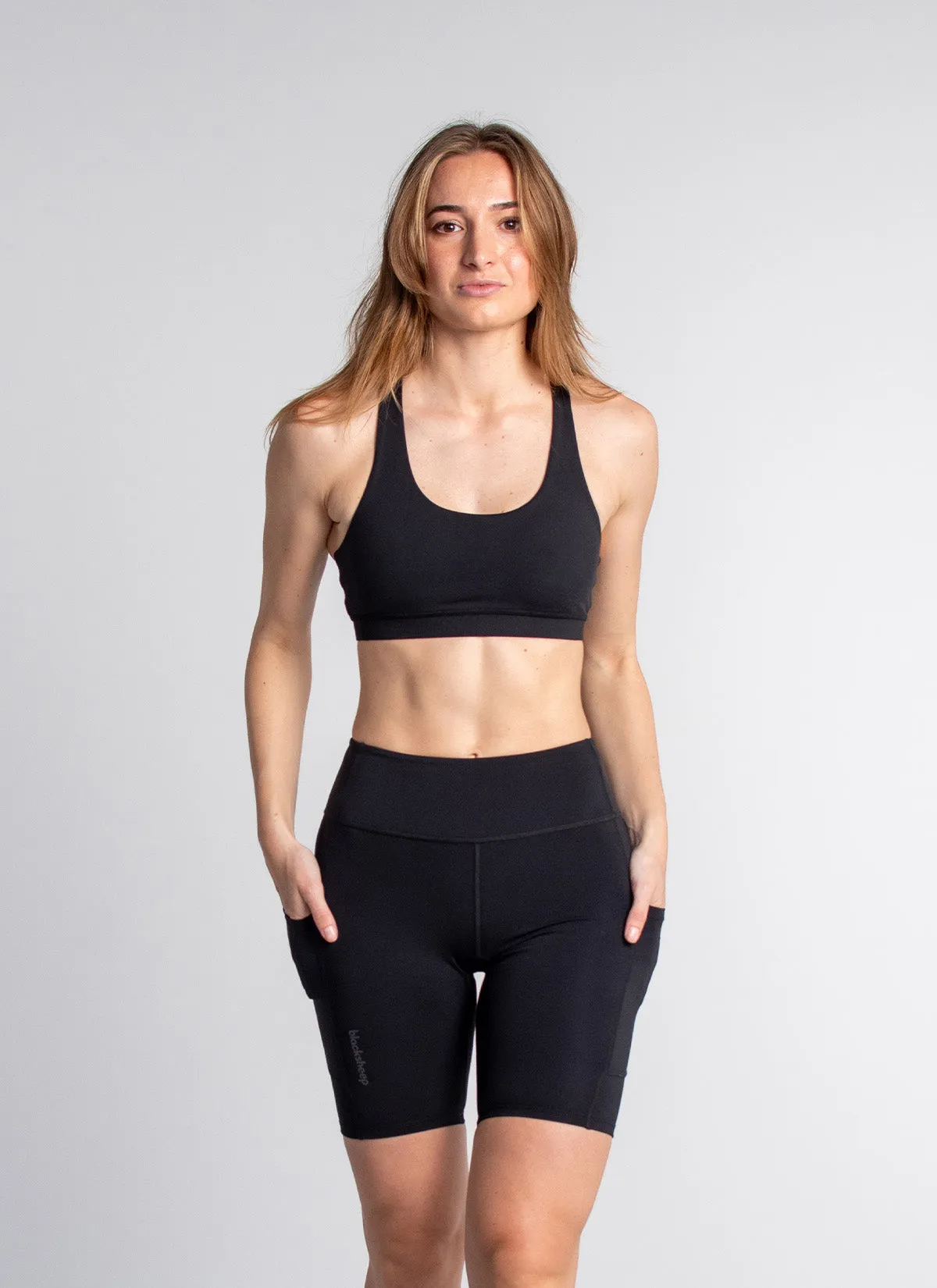 Women's Flex Padded Crop - Black