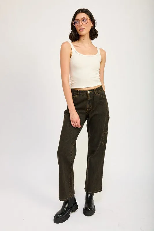 Women's Mid Rise Jeans