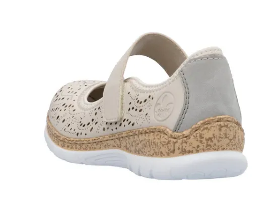 WOMEN'S RIEKER NIKITA 99 | PERLE / CEMENT / PERLCREME