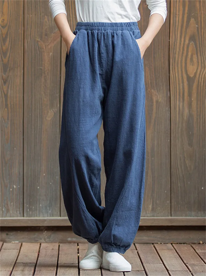 Women's Summer Comfy Casual Linen Pants