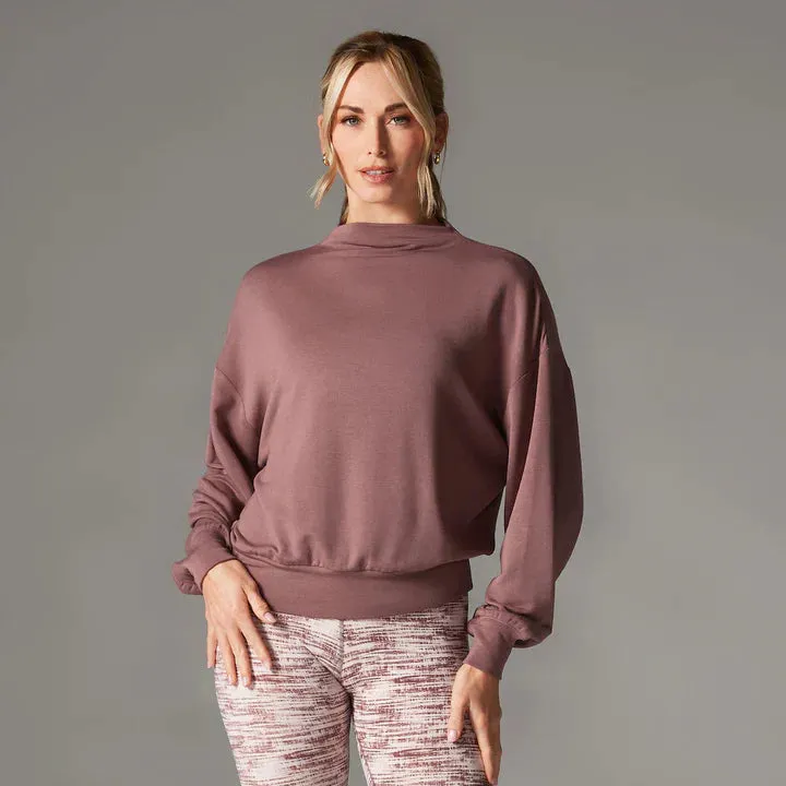 WOMEN'S TAVI TAVILUXE® SLOPE CREW SWEATSHIRT | ROSE