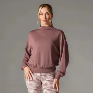 WOMEN'S TAVI TAVILUXE® SLOPE CREW SWEATSHIRT | ROSE