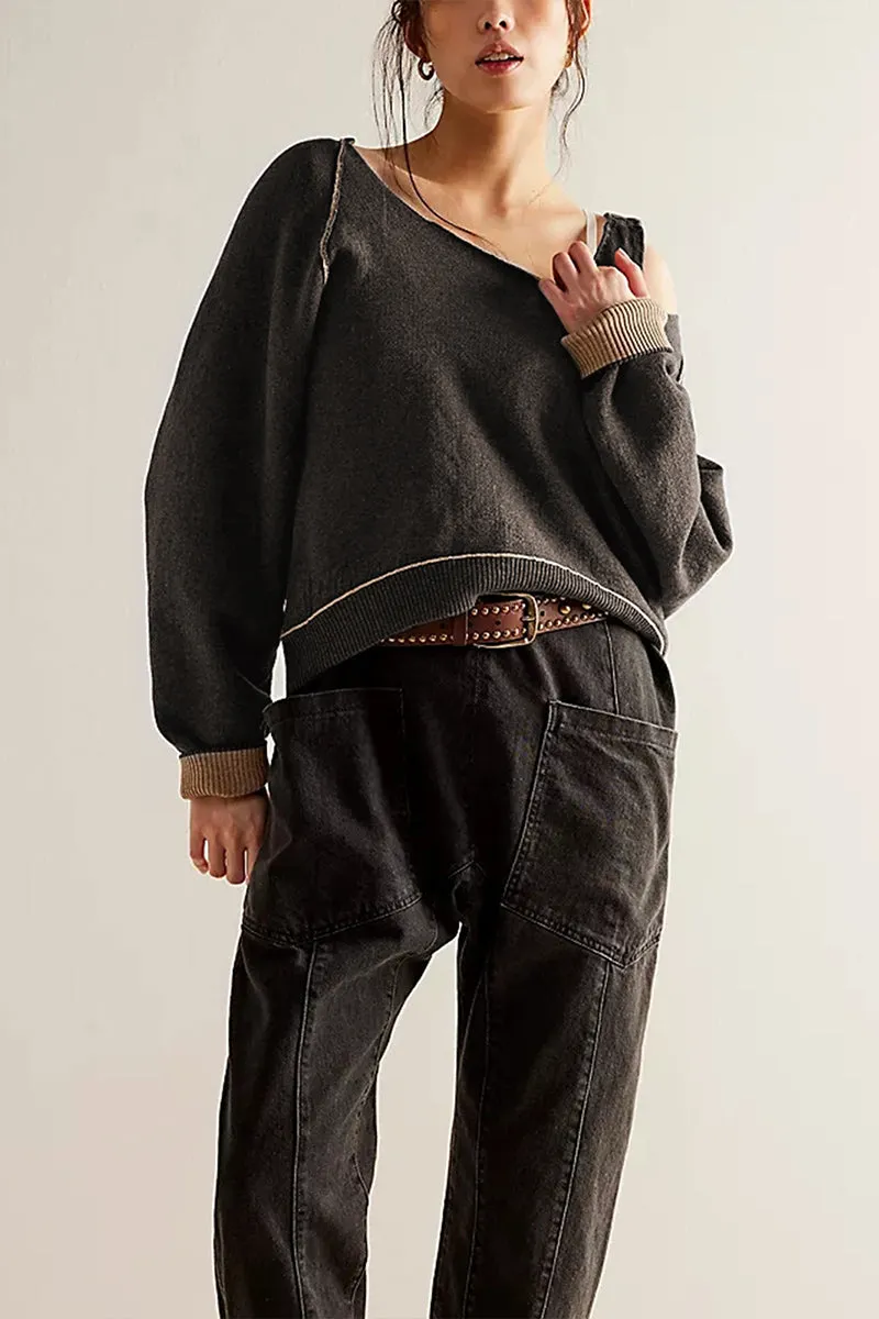 WR3390 Pullover Casual Sweatshirt Top Outerwear
