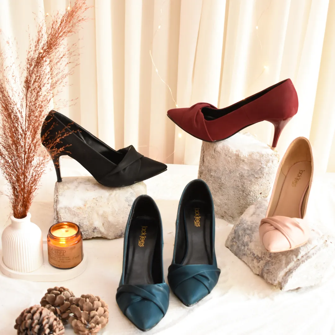 Wrap Heels Green