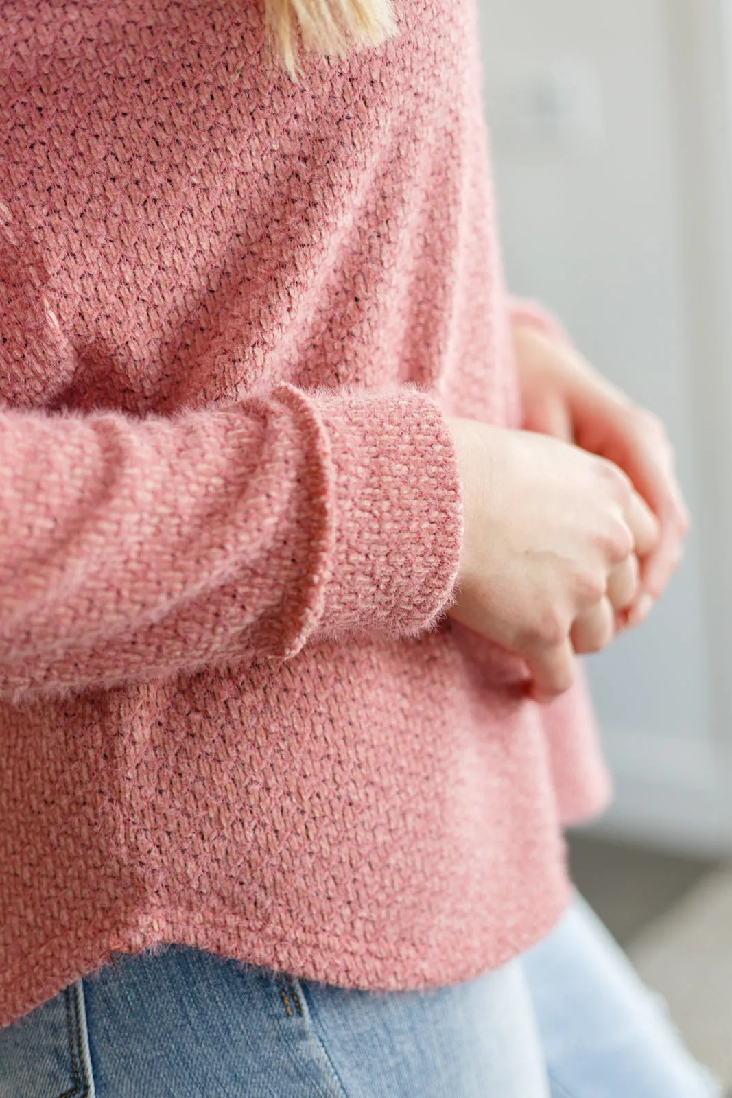 Wrapped Up in Books Top in Dusty Rose