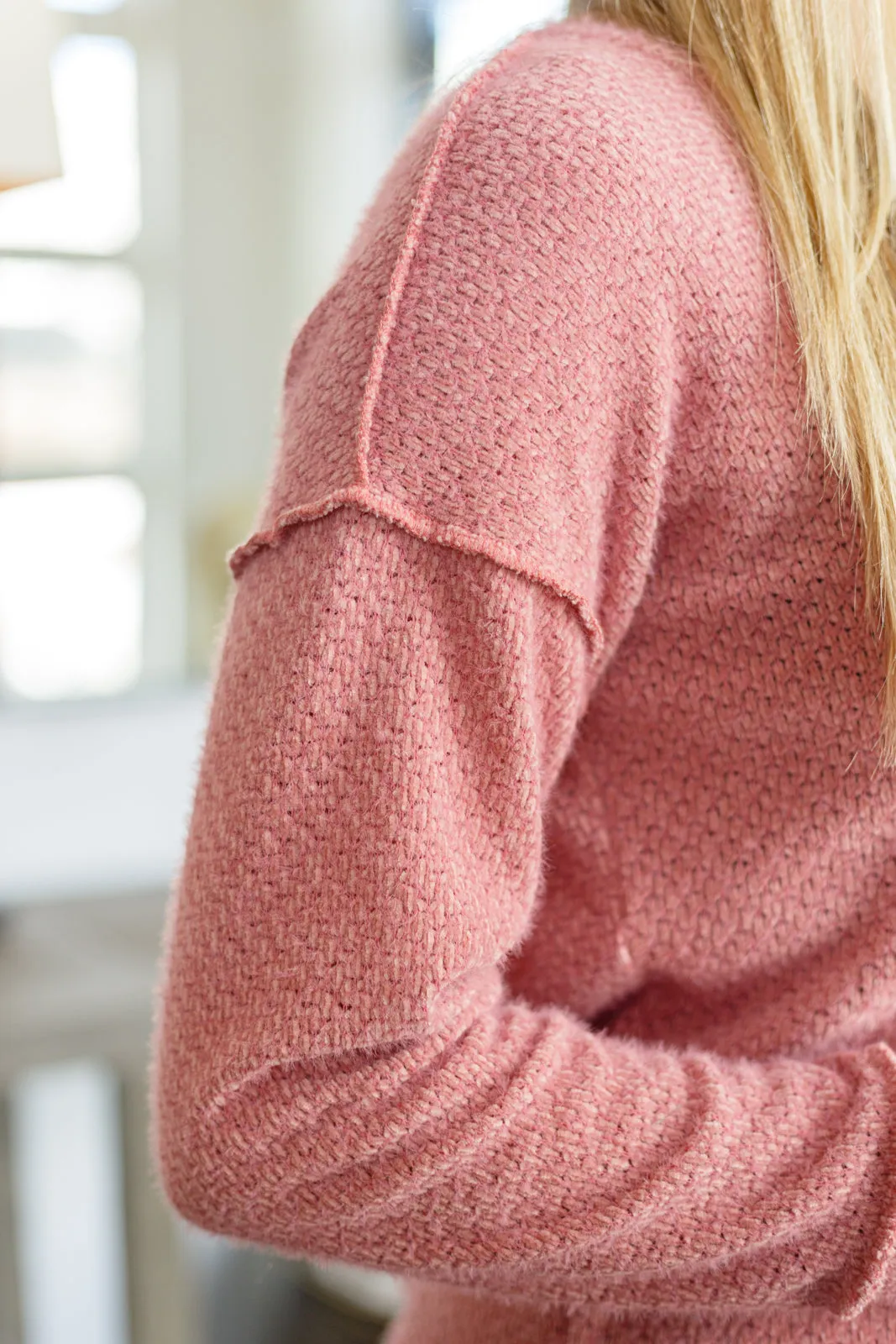 Wrapped Up in Books Top in Dusty Rose