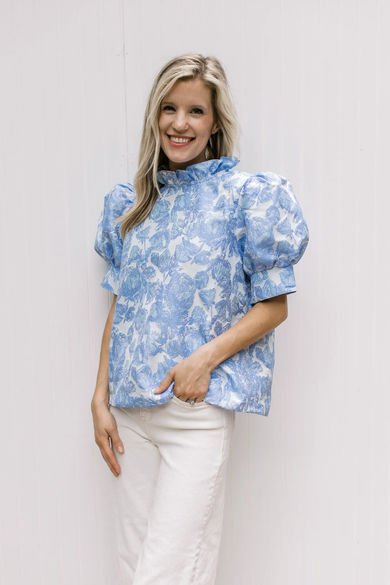X Blue is Beautiful Top