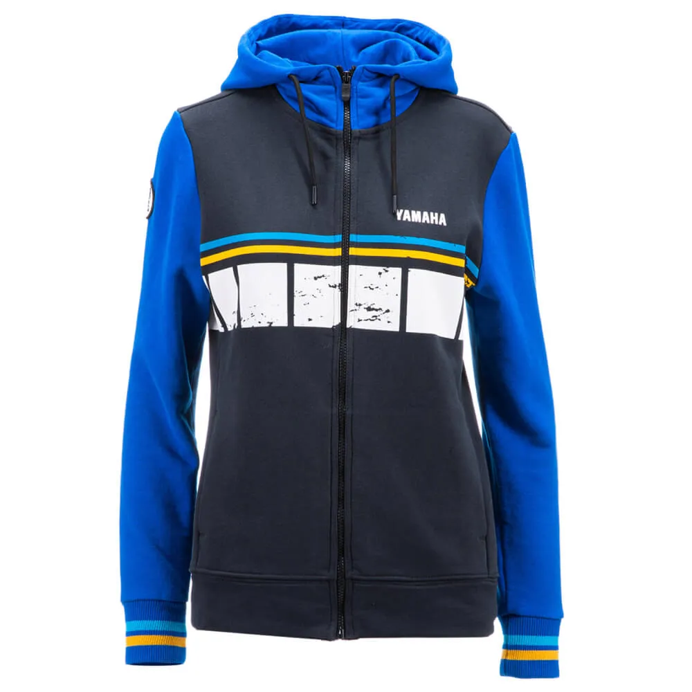Yamaha Faster Sons Women's Zip Hoodie Blue / Black
