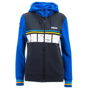 Yamaha Faster Sons Women's Zip Hoodie Blue / Black