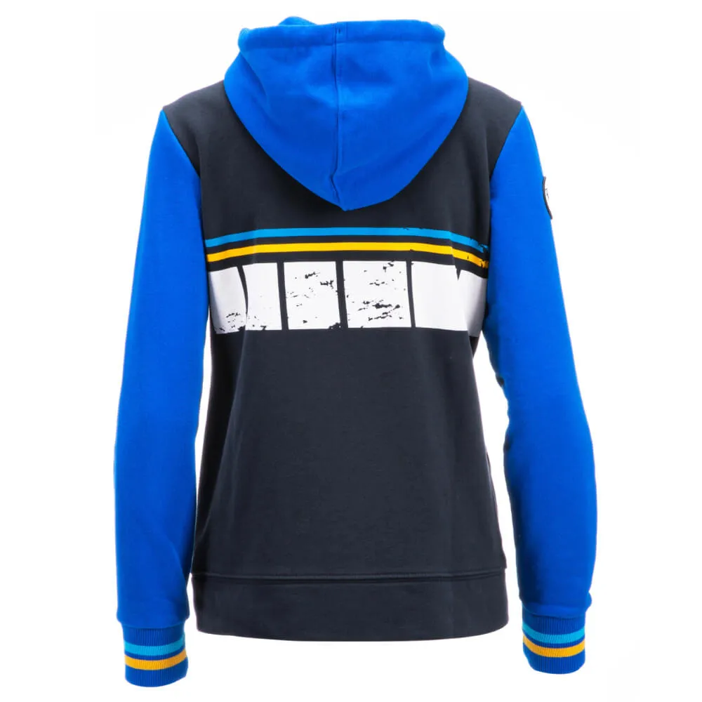 Yamaha Faster Sons Women's Zip Hoodie Blue / Black