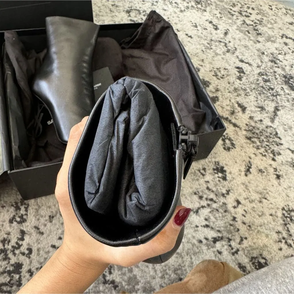 YSL Opyum Booties Size 6 NEW with Box, Dust Bags, and COA