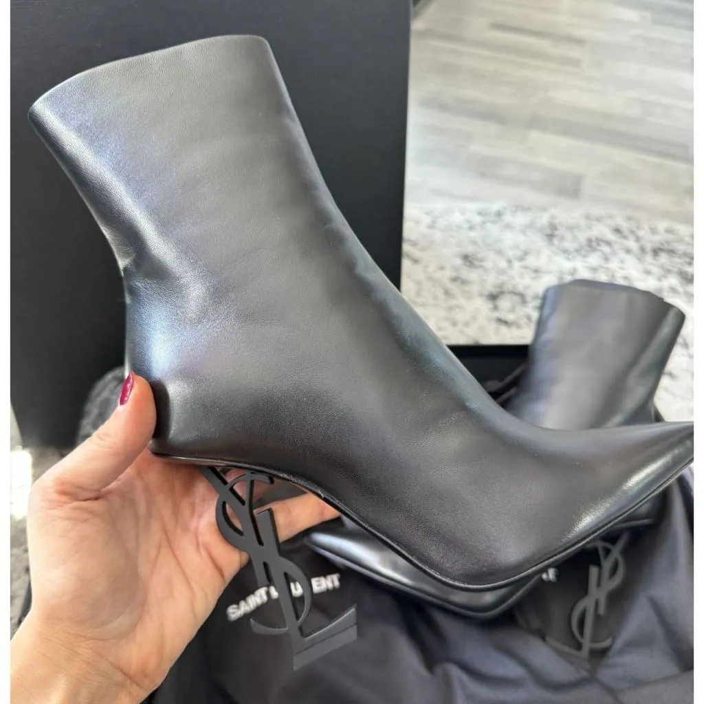 YSL Opyum Booties Size 6 NEW with Box, Dust Bags, and COA
