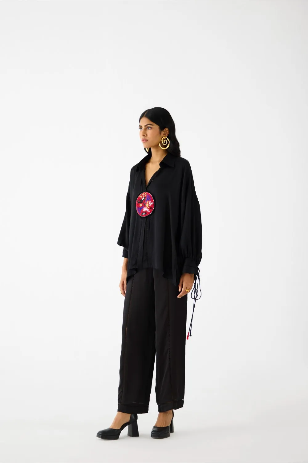 ZULU BLACK LINEN SHIRT & TROUSERS