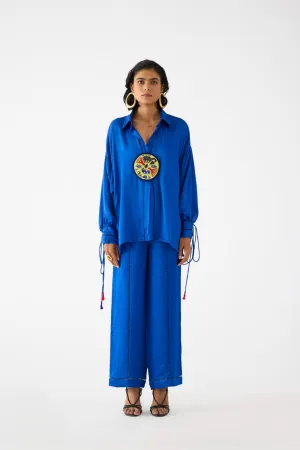 ZULU BLUE LINEN SHIRT & TROUSERS